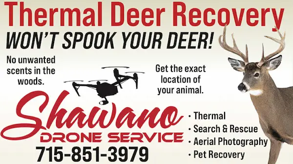 Shawano Drone Service Deer Recovery Services